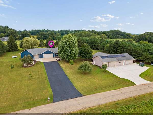 2.9 Acres of Land with Home for Sale in Fremont, Wisconsin
