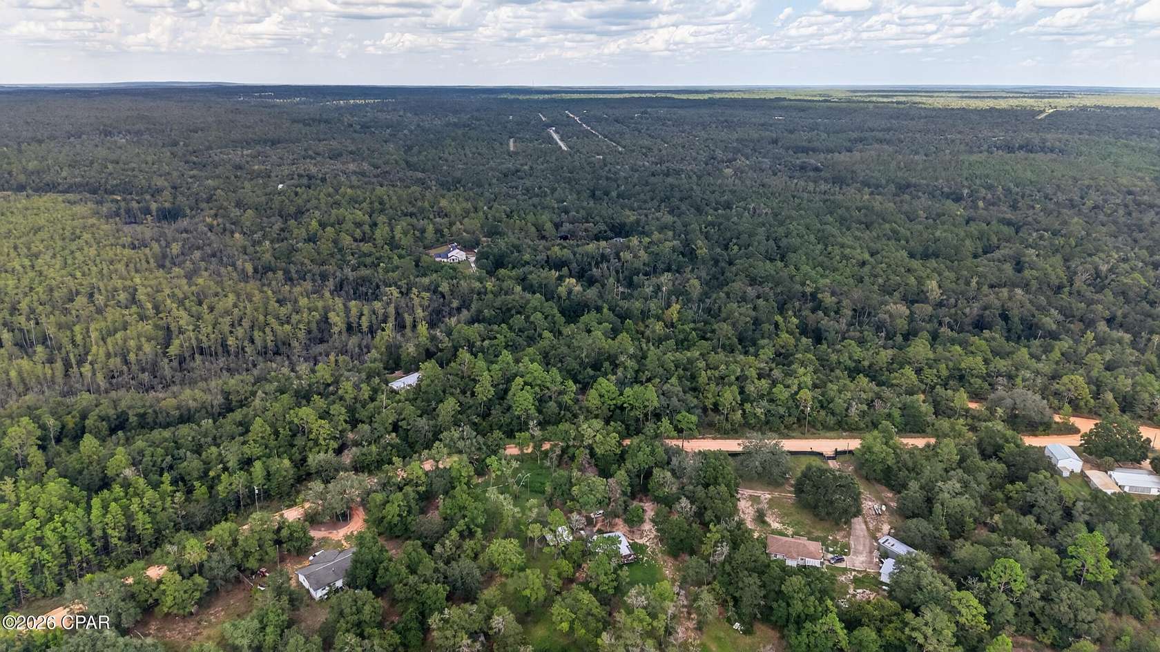 14.8 Acres of Recreational Land with Home for Sale in Chipley, Florida