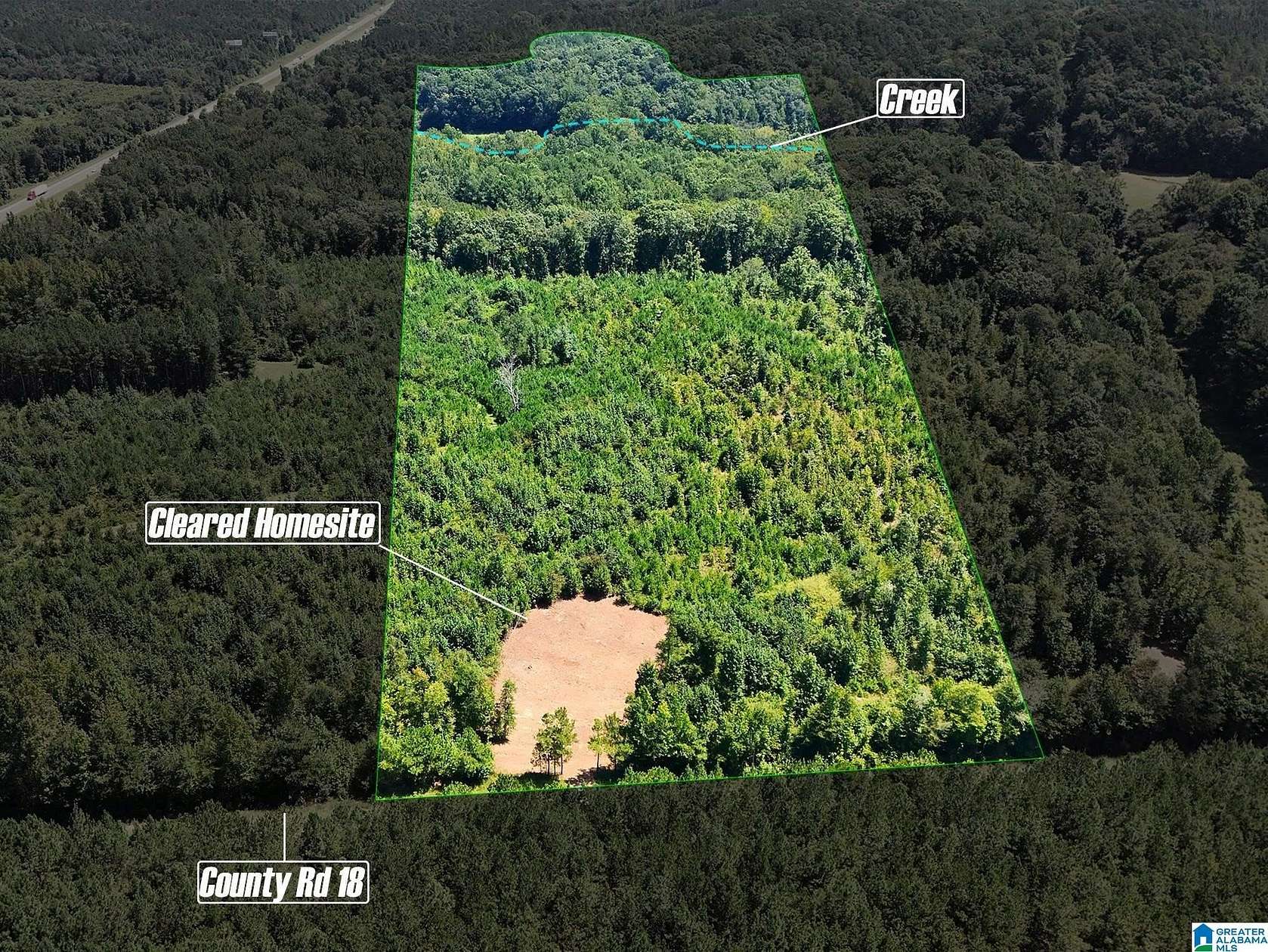 21.7 Acres of Recreational Land for Sale in Heflin, Alabama