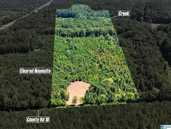 21.7 Acres of Recreational Land for Sale in Heflin, Alabama