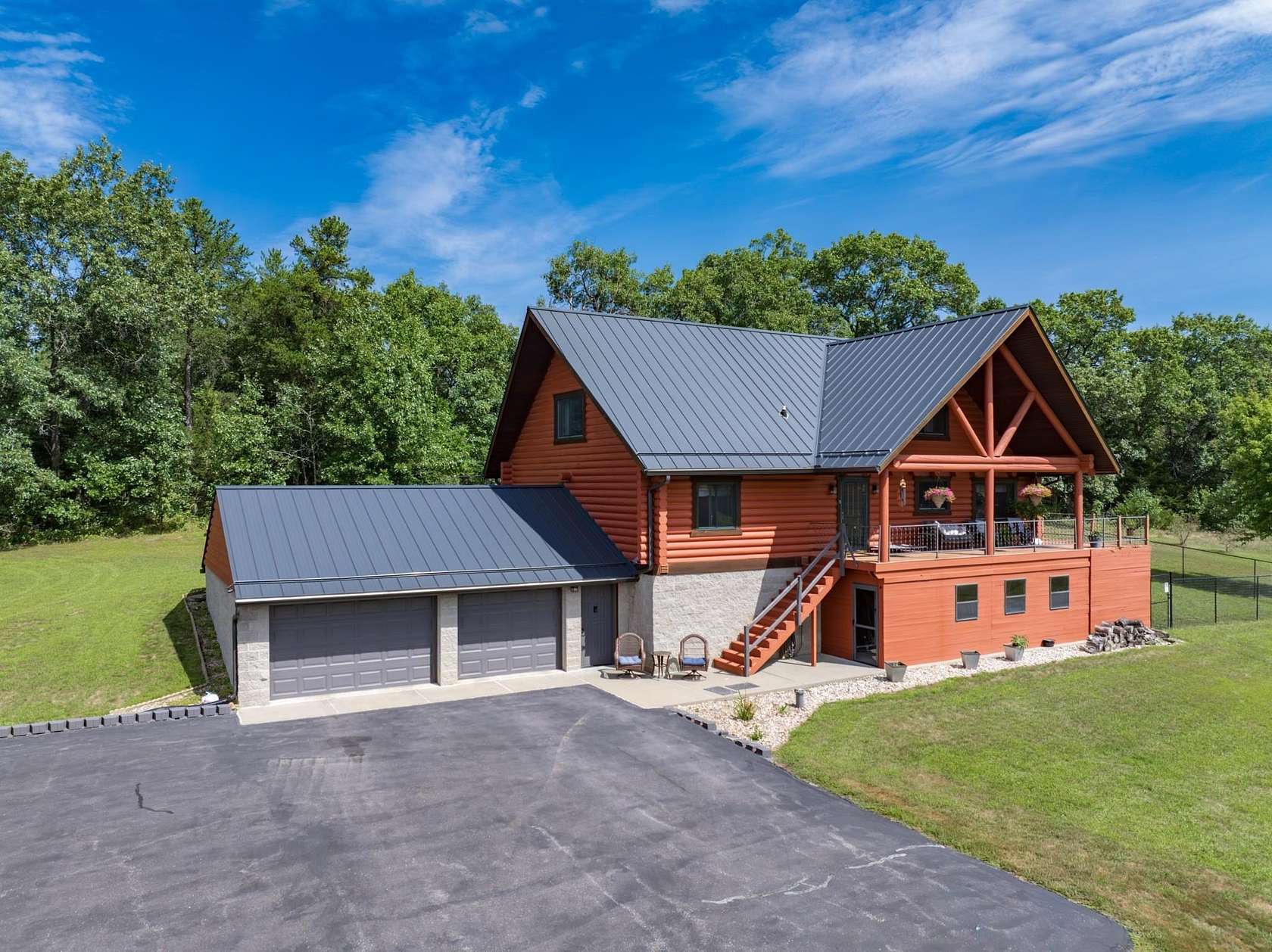 10 Acres of Land with Home for Sale in Mauston, Wisconsin