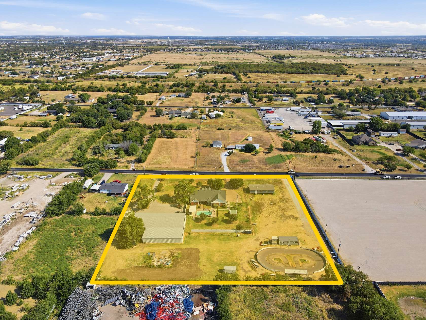 3.39 Acres of Commercial Land for Sale in Justin, Texas