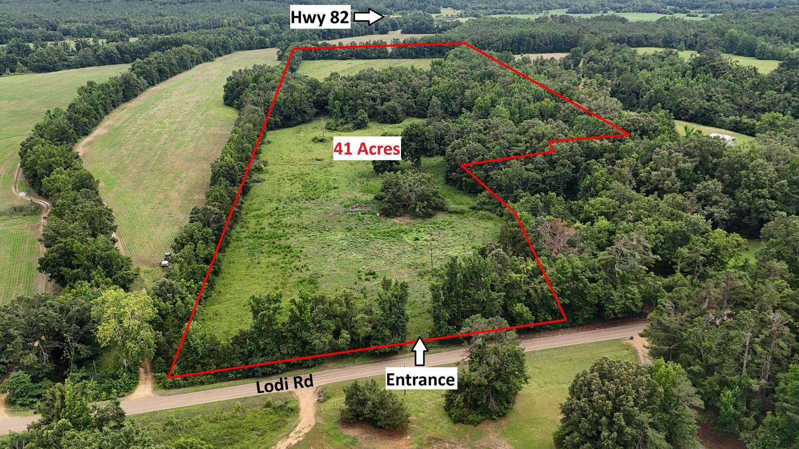 41 Acres of Land for Sale in Winona, Mississippi