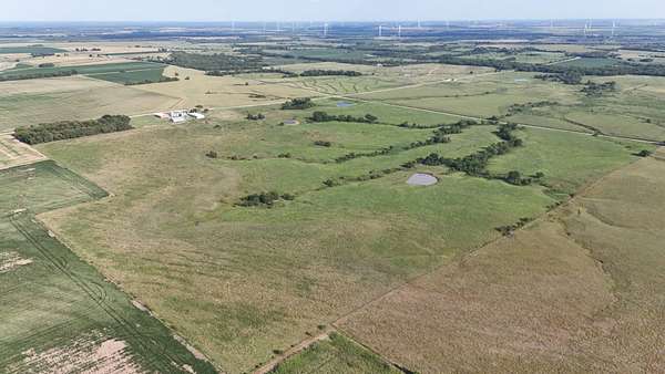 156 Acres of Agricultural Land for Auction in Kincaid, Kansas