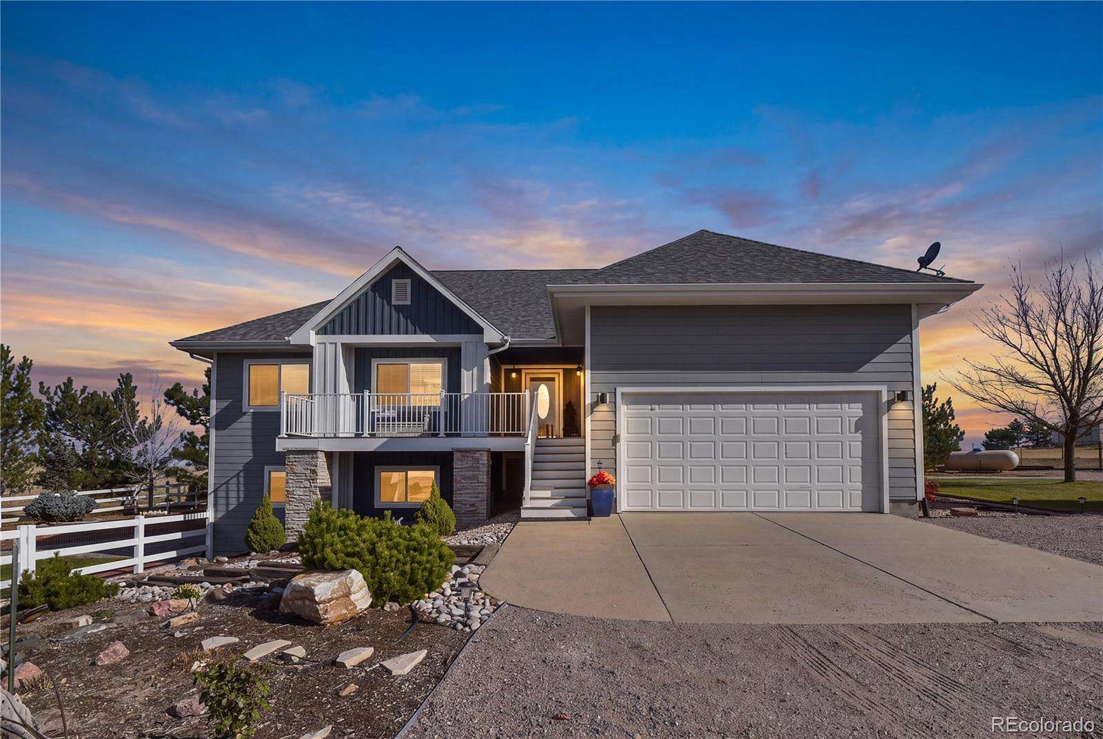 5.66 Acres of Land with Home for Sale in Elizabeth, Colorado