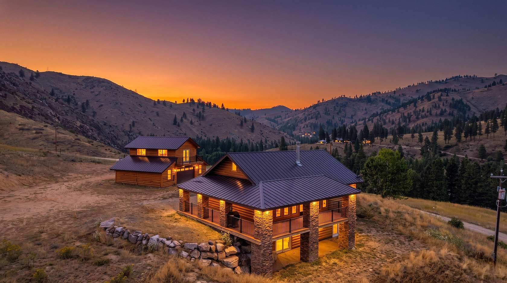 5.8 Acres of Land with Home for Sale in Conner, Montana