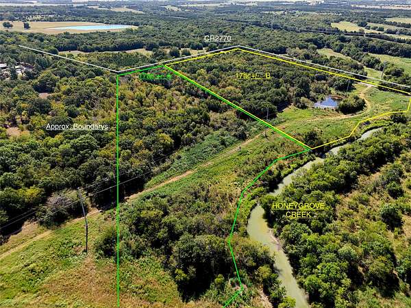 17 Acres of Land for Sale in Honey Grove, Texas