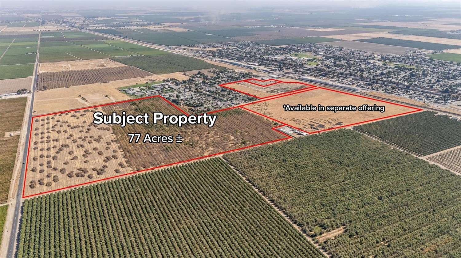 77.2 Acres of Mixed-Use Land for Sale in Earlimart, California