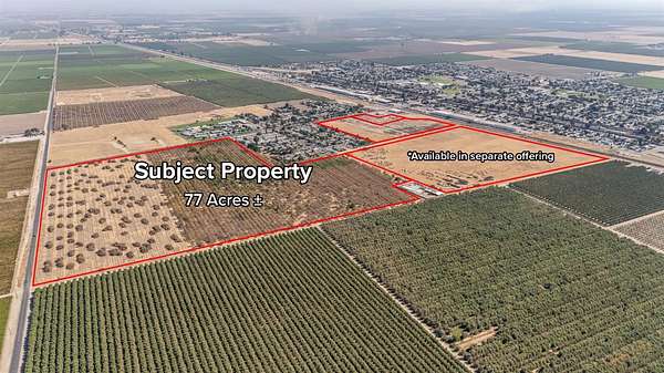 77.2 Acres of Mixed-Use Land for Sale in Earlimart, California