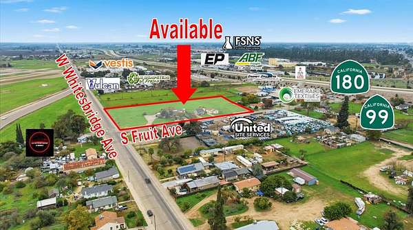 3.4 Acres of Mixed-Use Land for Sale in Fresno, California