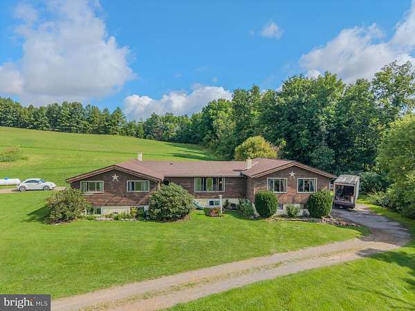 21.7 Acres of Recreational Land with Home for Sale in Monroeton, Pennsylvania