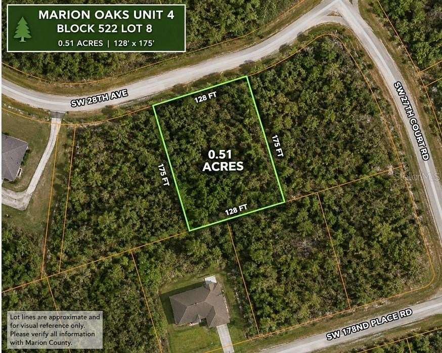 0.51 Acres of Residential Land for Sale in Ocala, Florida