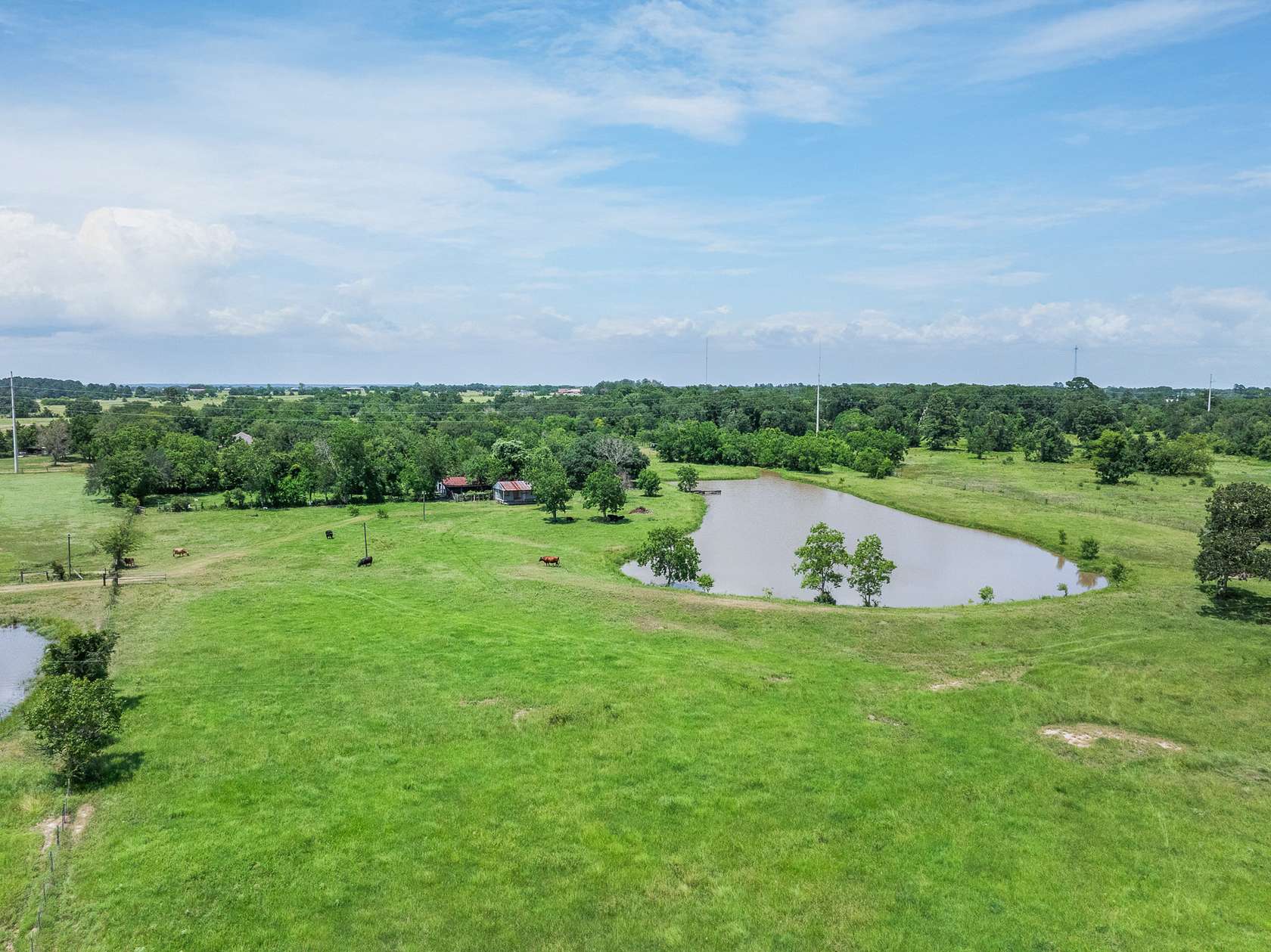 35 Acres of Agricultural Land with Home for Sale in Hempstead, Texas