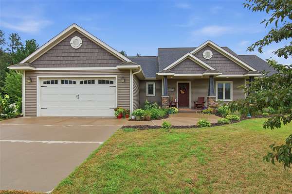 5.9 Acres of Land with Home for Sale in Eau Claire, Wisconsin