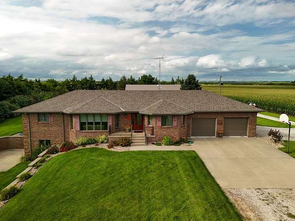 1.89 Acres of Land with Home for Sale in Platte Center, Nebraska