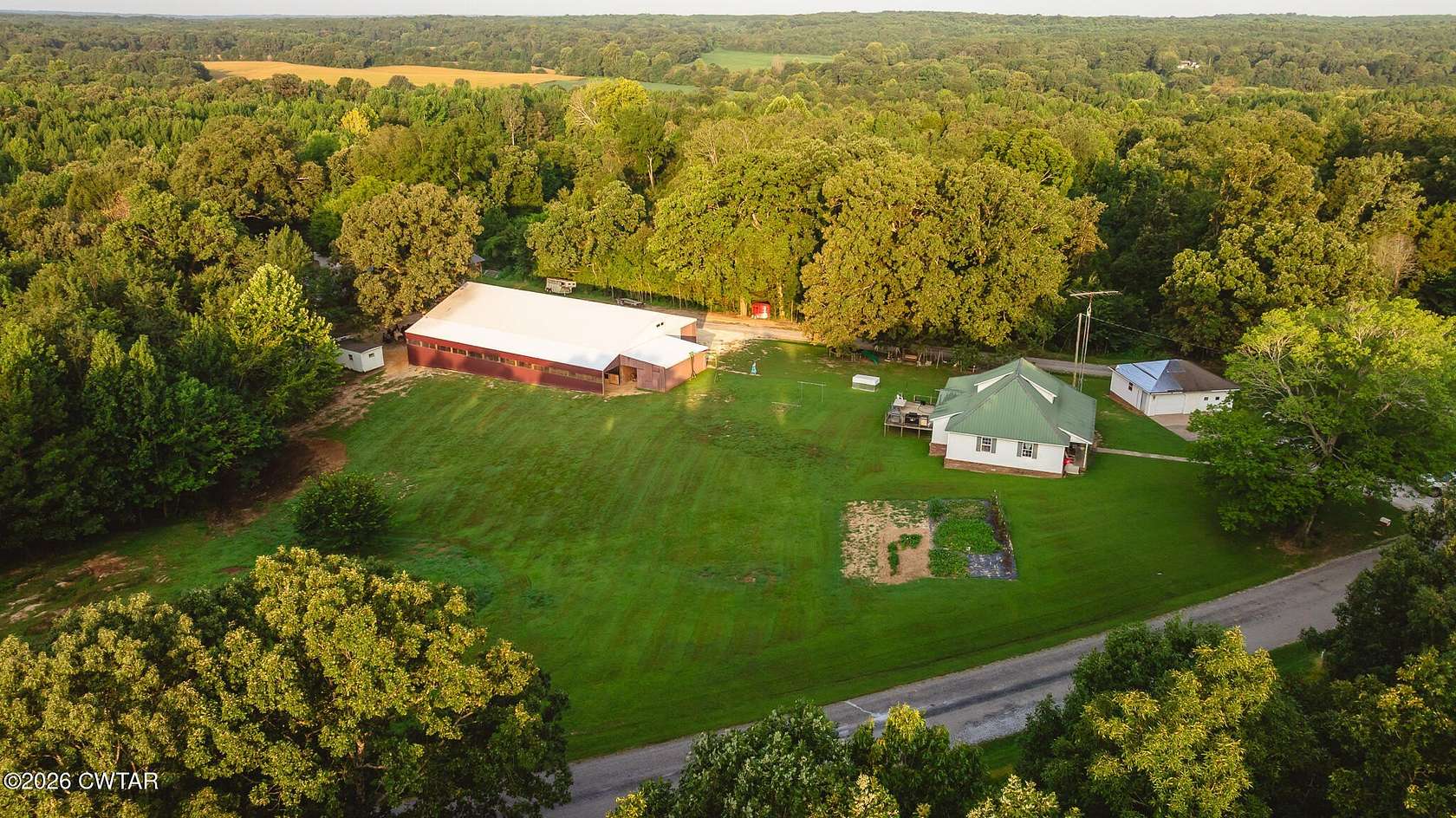 23 Acres of Land with Home for Sale in Palmersville, Tennessee