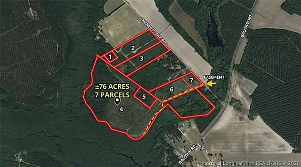 76 Acres of Land for Sale in Lumber Bridge, North Carolina