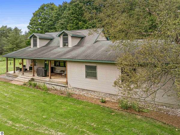 10.1 Acres of Land with Home for Sale in Interlochen, Michigan