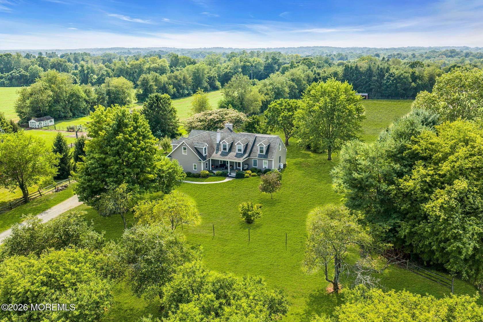 6 Acres of Land with Home for Sale in Cream Ridge, New Jersey