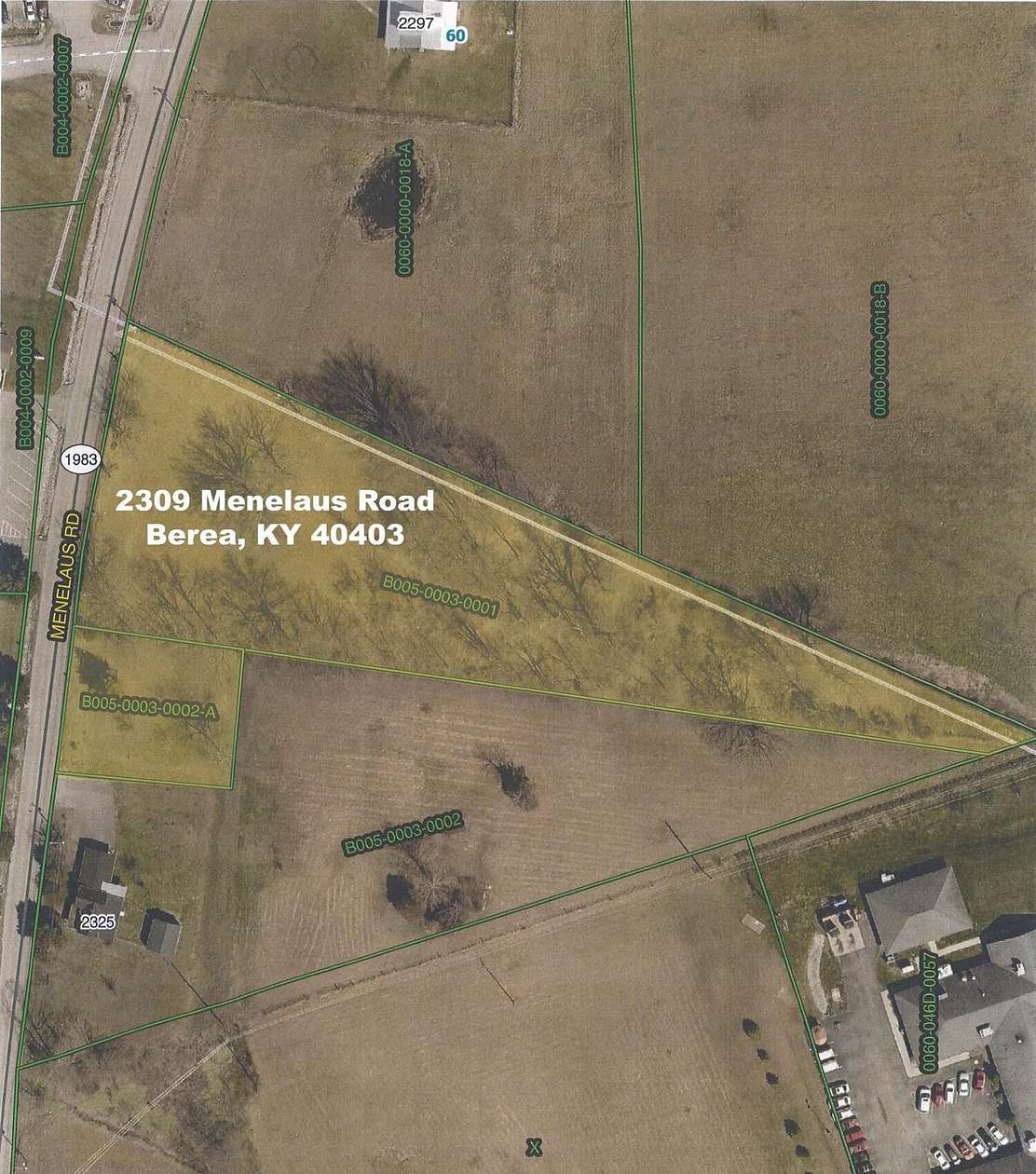 2 Acres of Commercial Land for Sale in Berea, Kentucky