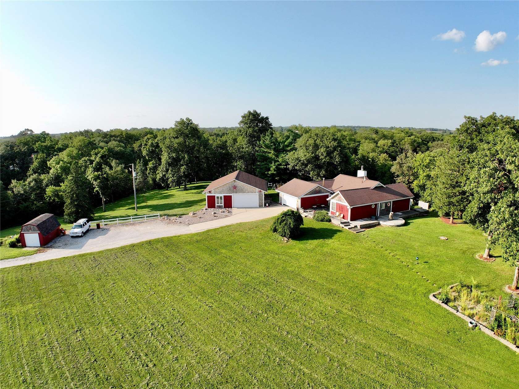 34.7 Acres of Recreational Land with Home for Sale in Perry, Iowa