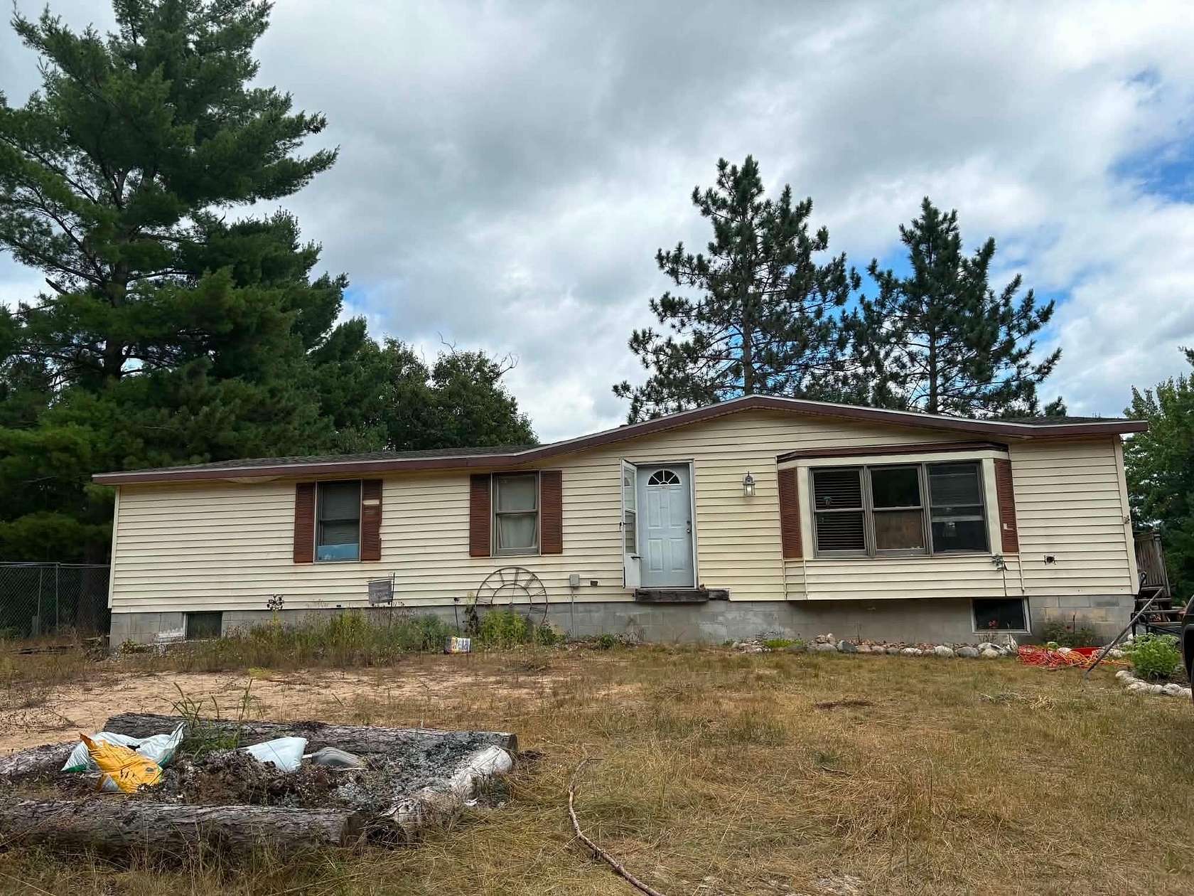 12 Acres of Recreational Land with Home for Sale in Wolverine, Michigan