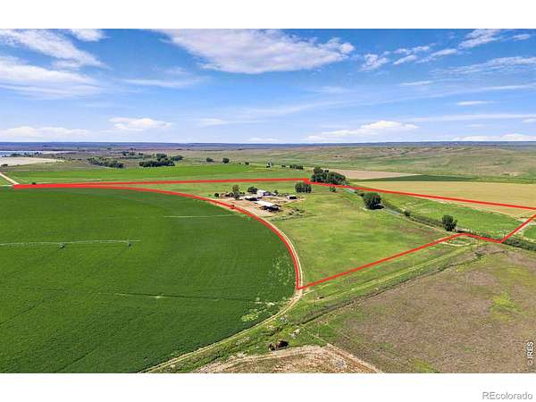 49.8 Acres of Land with Home for Sale in Weldona, Colorado