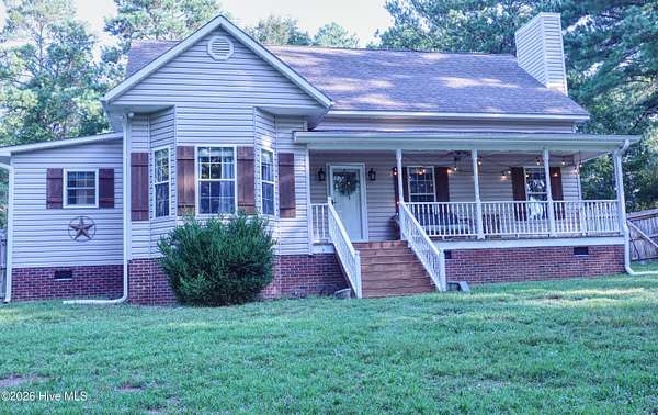 7.75 Acres of Land with Home for Sale in Laurel Hill, North Carolina