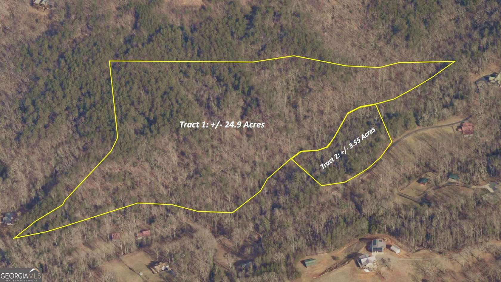 28.5 Acres of Recreational & Residential Land for Sale in Cleveland, Georgia
