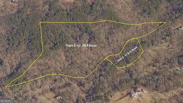 28.5 Acres of Recreational & Residential Land for Sale in Cleveland, Georgia