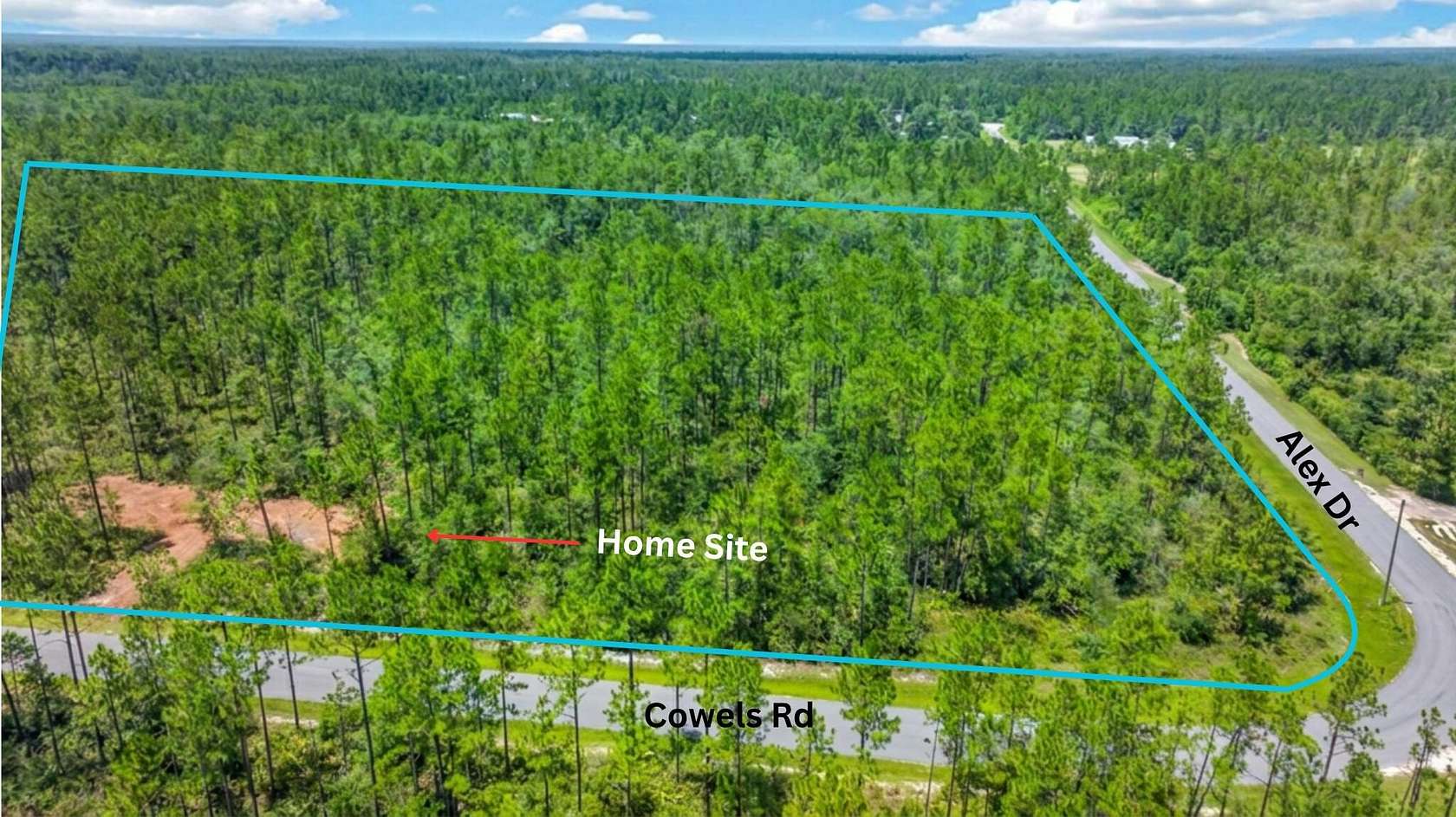 10 Acres of Land for Sale in Fountain, Florida