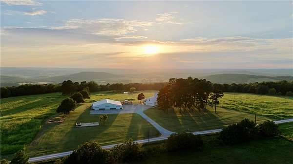 20.1 Acres of Agricultural Land with Home for Sale in Huntsville, Arkansas