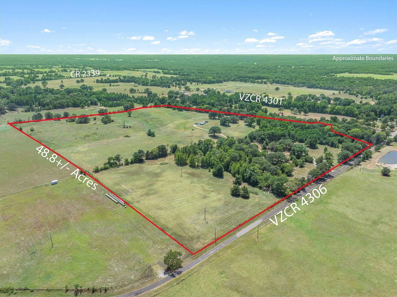 48.8 Acres of Recreational & Residential Land for Sale in Ben Wheeler, Texas
