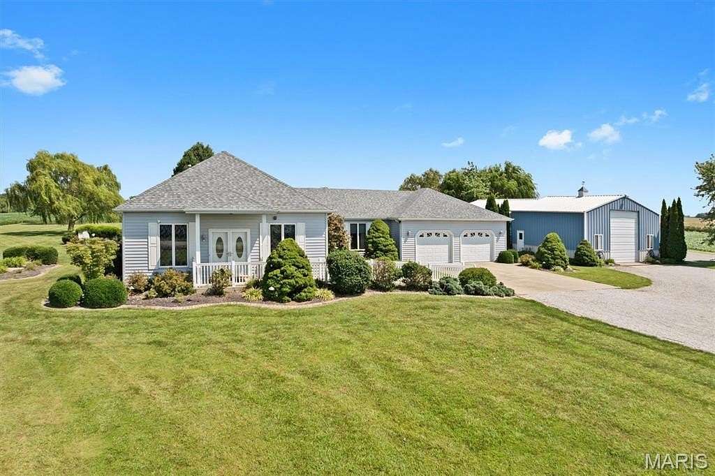 3 Acres of Land with Home for Sale in Trenton, Illinois