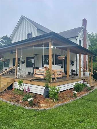 27.2 Acres of Land with Home for Sale in Dow, Illinois