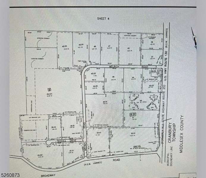 12.5 Acres of Land for Sale in South Brunswick Township, New Jersey