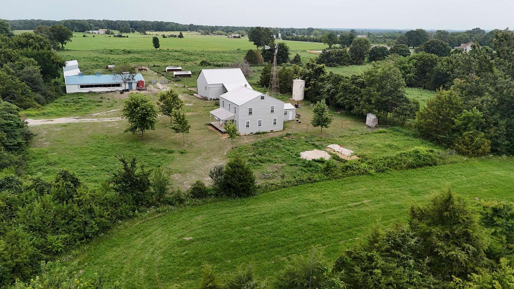 14 Acres of Land with Home for Sale in Seymour, Missouri