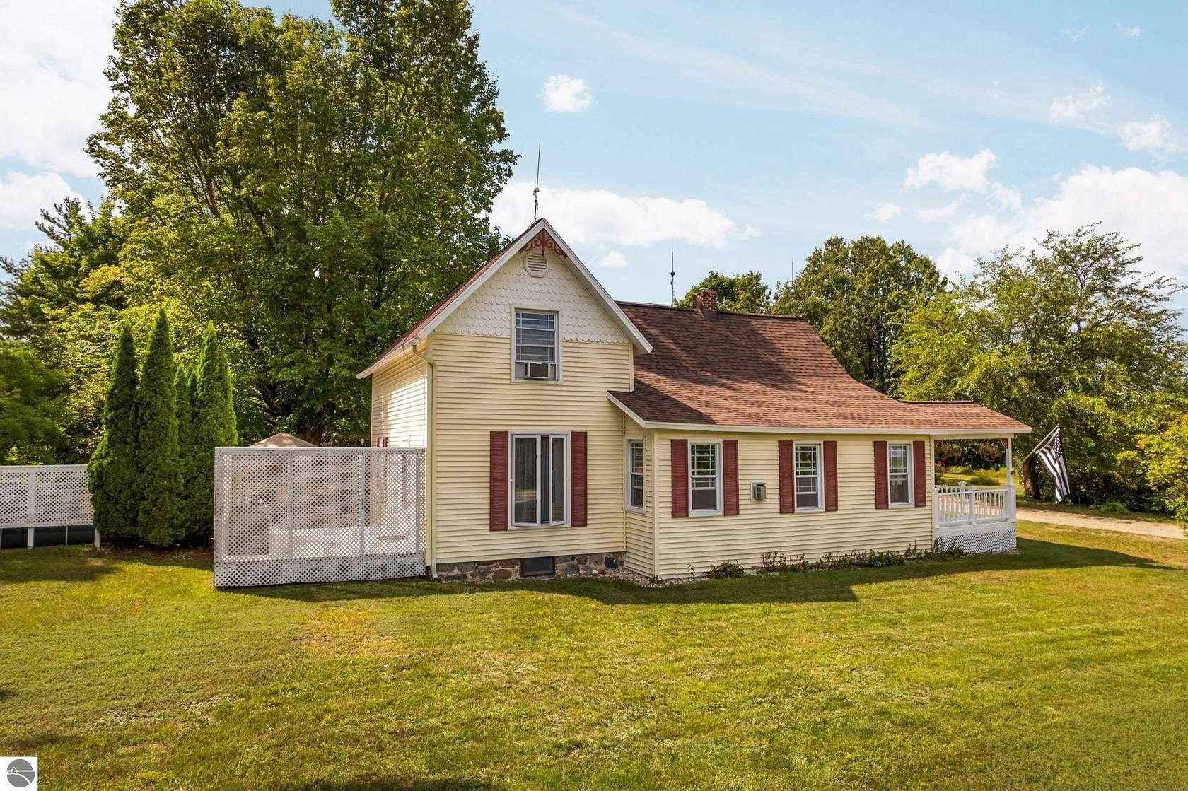 5 Acres of Land with Home for Sale in Kingsley, Michigan