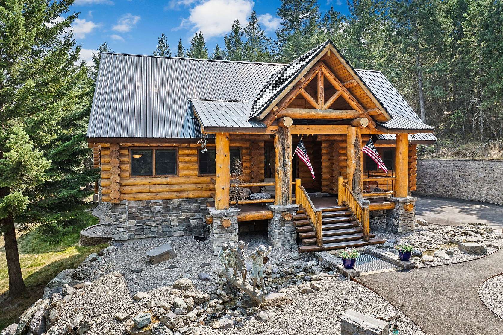 3.46 Acres of Land with Home for Sale in Somers, Montana