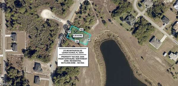 0.29 Acres of Residential Land for Sale in Lehigh Acres, Florida