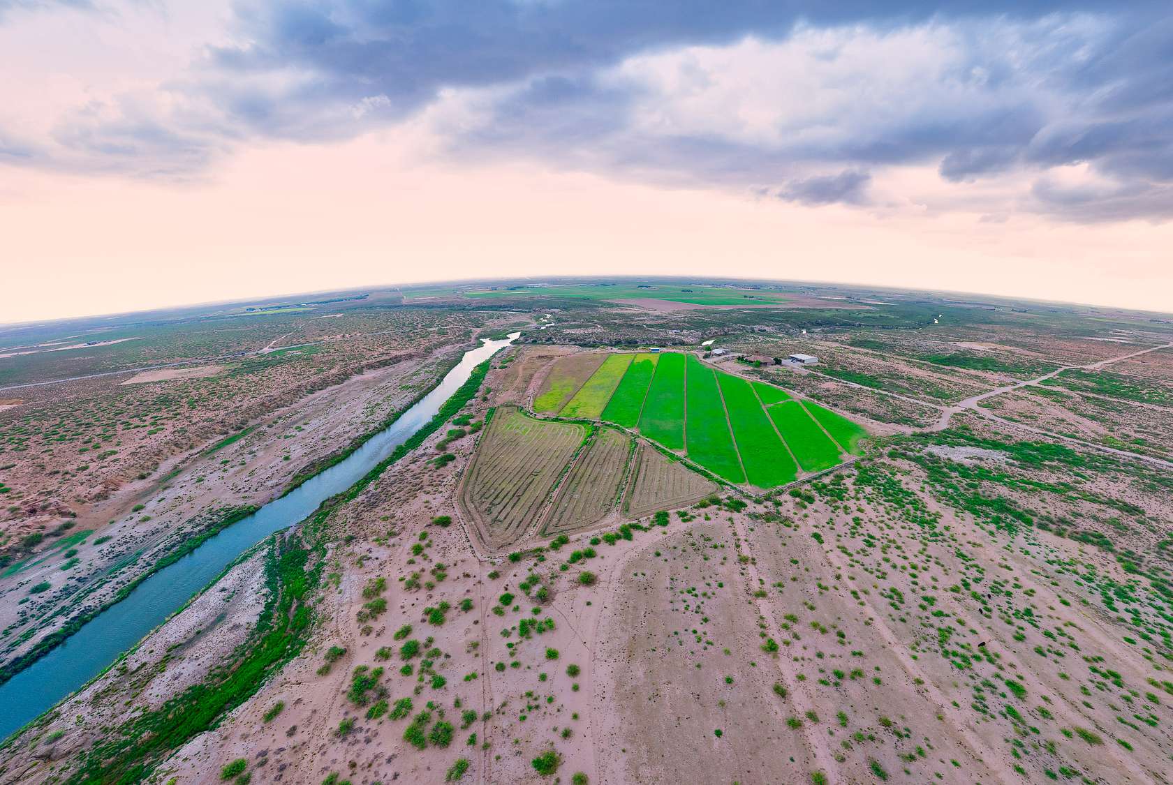 52 Acres of Agricultural Land with Home for Sale in Loving, New Mexico