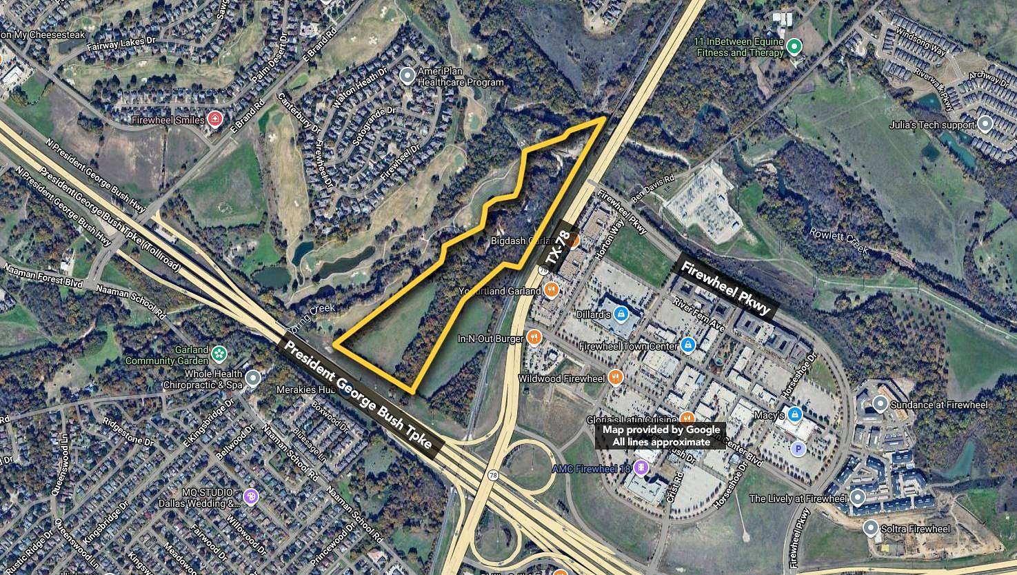 26 Acres of Commercial Land for Auction in Garland, Texas