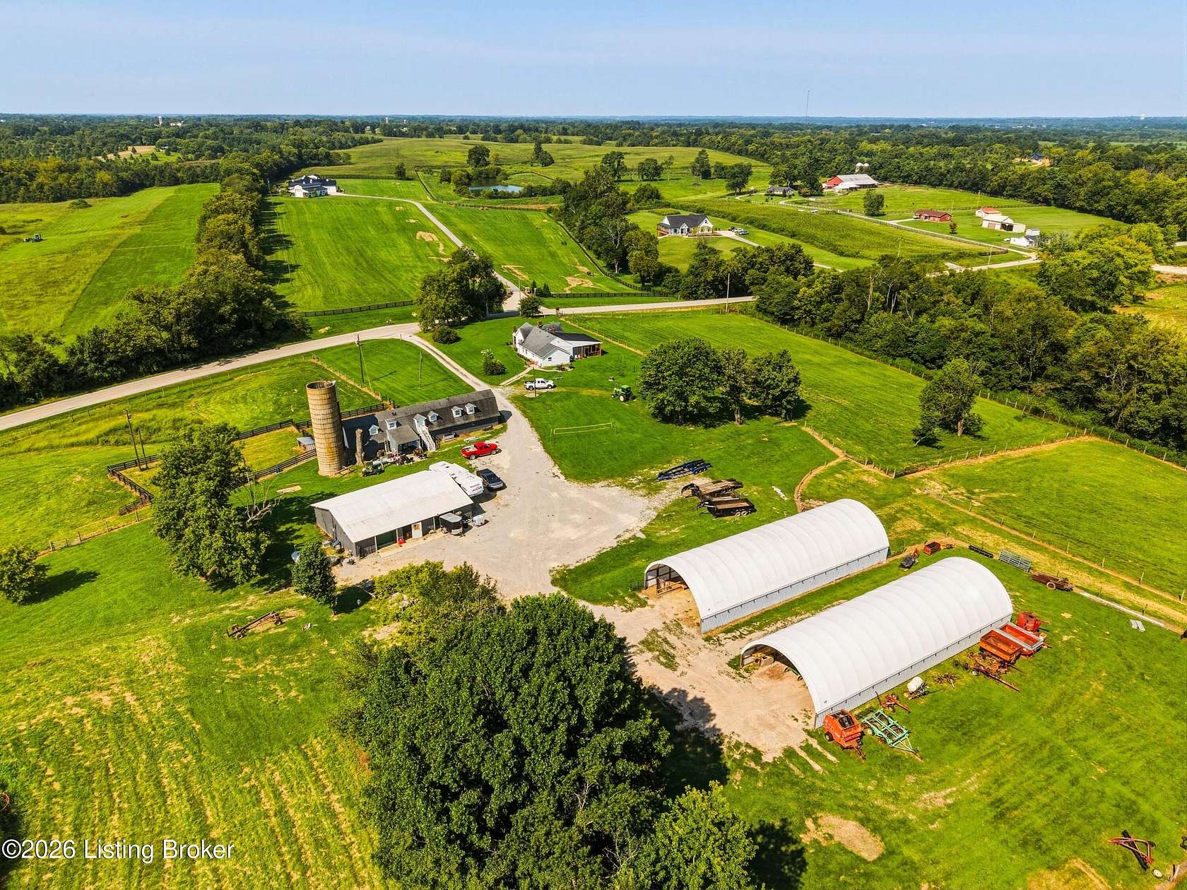 20.3 Acres of Land with Home for Sale in Shelbyville, Kentucky