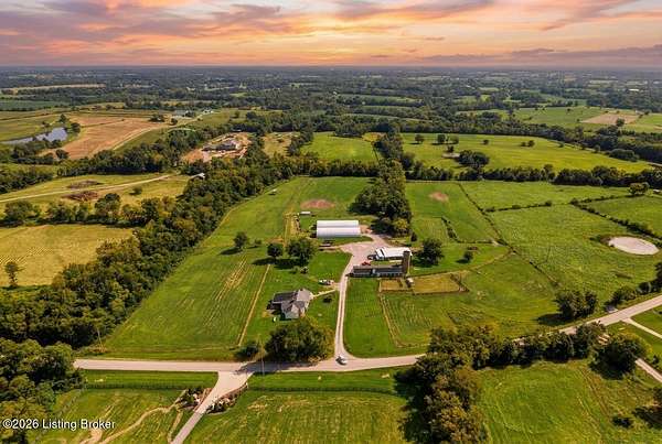 20.3 Acres of Land with Home for Sale in Shelbyville, Kentucky