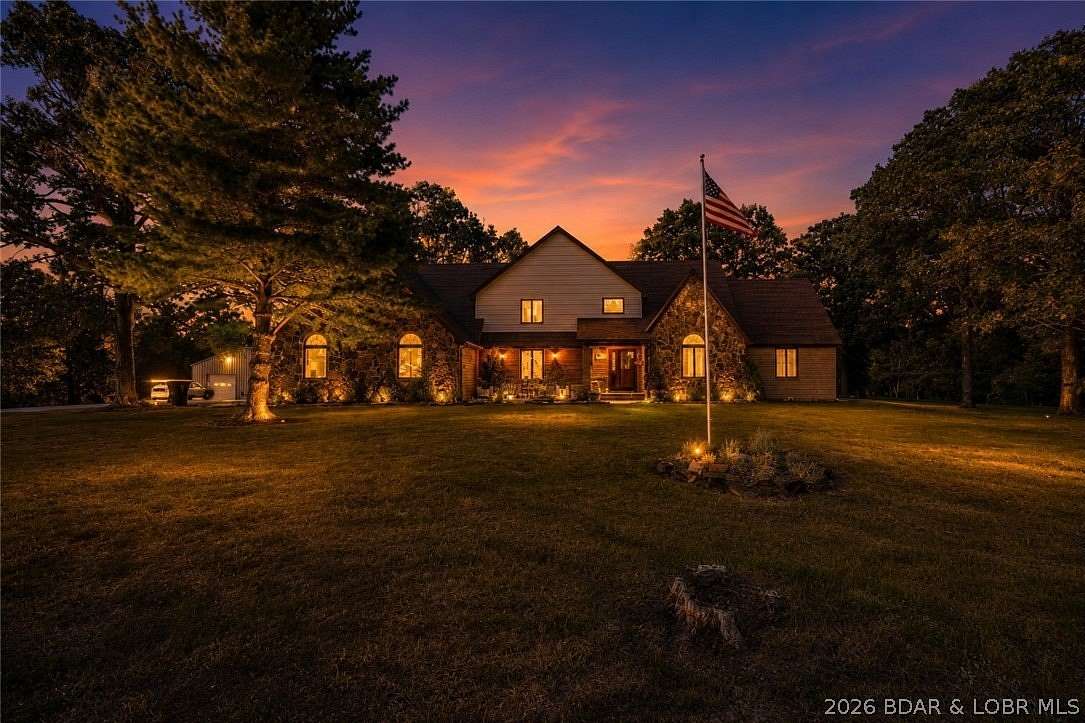 7.54 Acres of Land with Home for Sale in Eldridge, Missouri