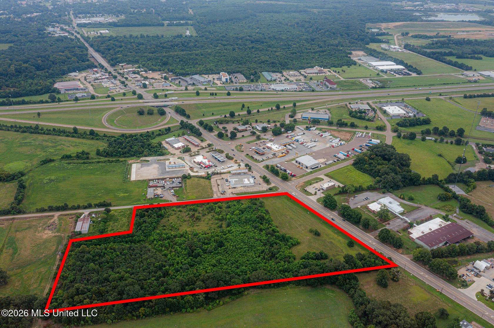 13.9 Acres of Commercial Land for Sale in Canton, Mississippi