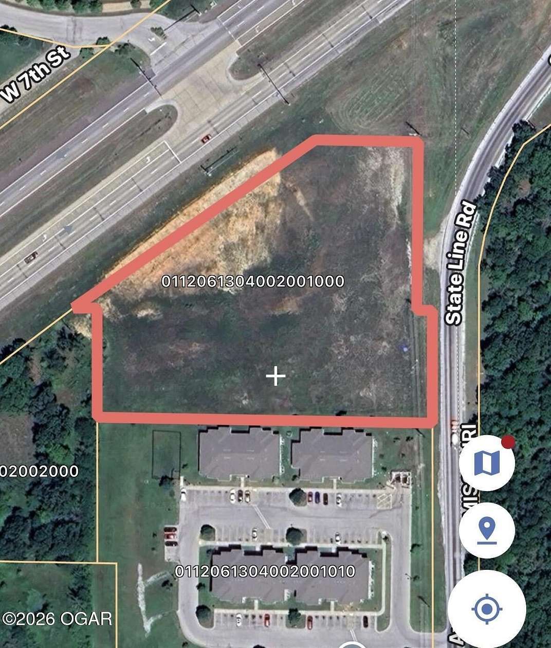 2.82 Acres of Commercial Land for Sale in Galena, Kansas