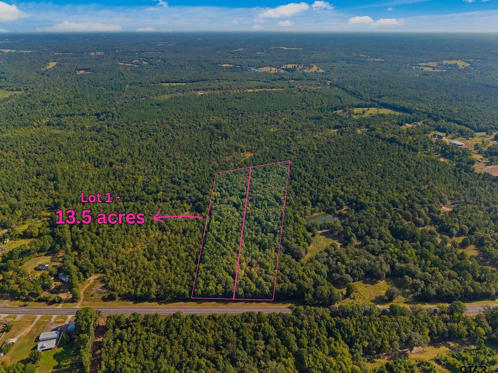 13.5 Acres of Recreational & Residential Land for Sale in Arp, Texas