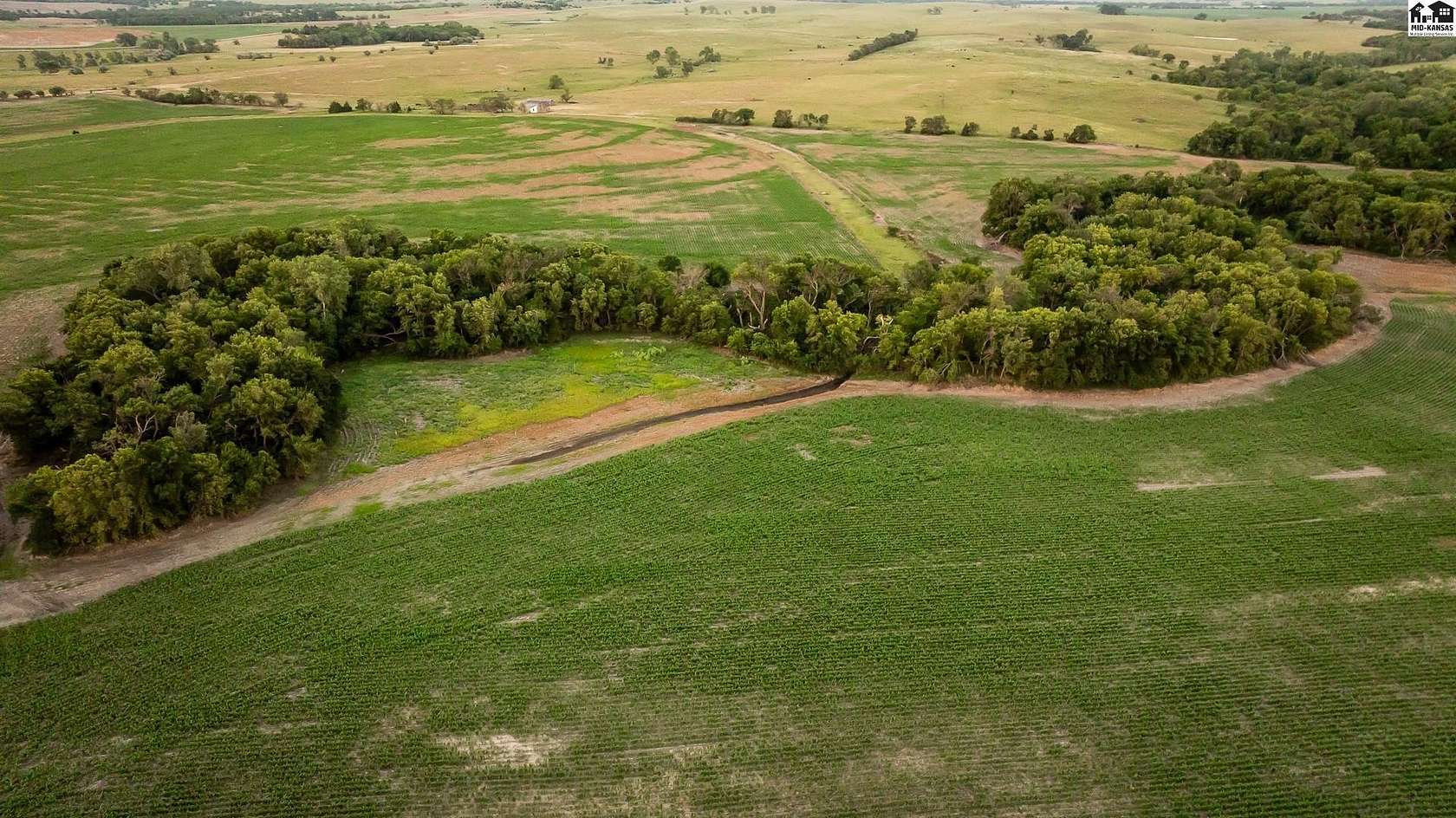 138 Acres of Recreational Land for Sale in Tescott, Kansas