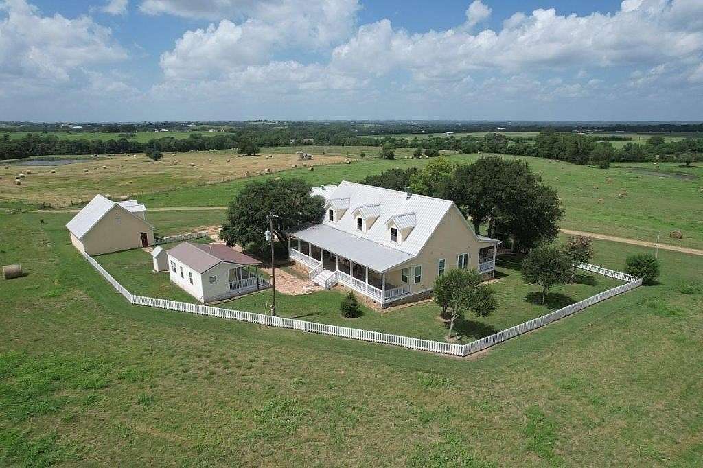 74.6 Acres of Agricultural Land with Home for Sale in Brenham, Texas